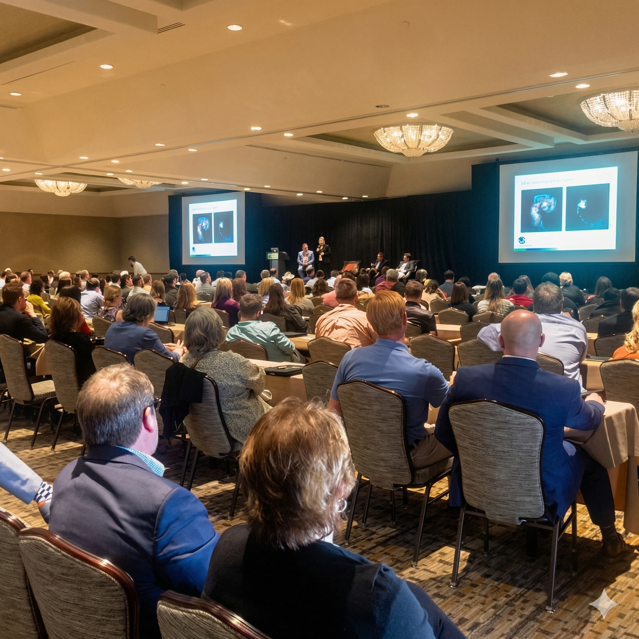 Full audience at Nicole's session